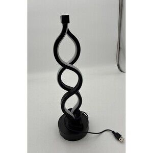 Novelty Spiral Shape Table Lamp Light LED Night Study Bedroom living room USB